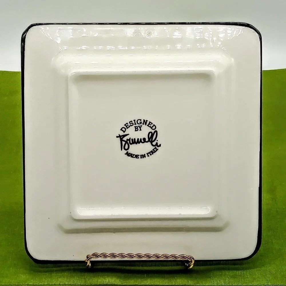 Designed by Brunelli Italian Square Salad Plate
